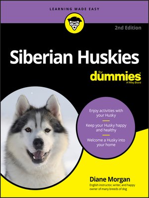 cover image of Siberian Huskies For Dummies